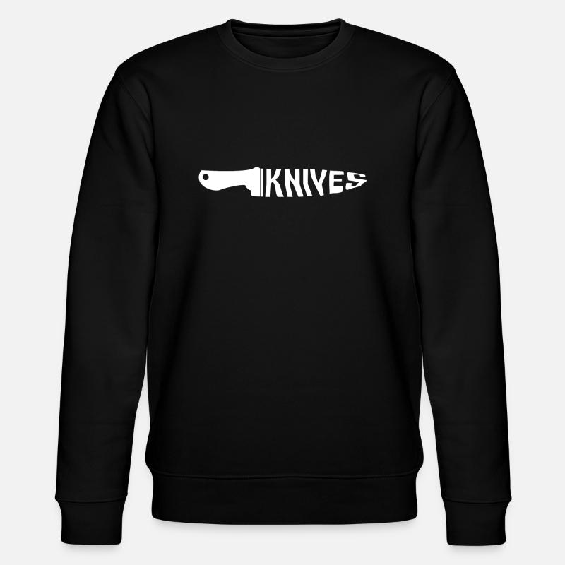 Couteau de lancer de couteau - Sweat bio CHANGER Stanley/Stella Unisexe - noir