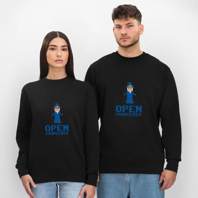 Developer Open Sourcerer Funny Gift Idea Stanley/Stella CHANGER Unisex Organic Sweatshirt
