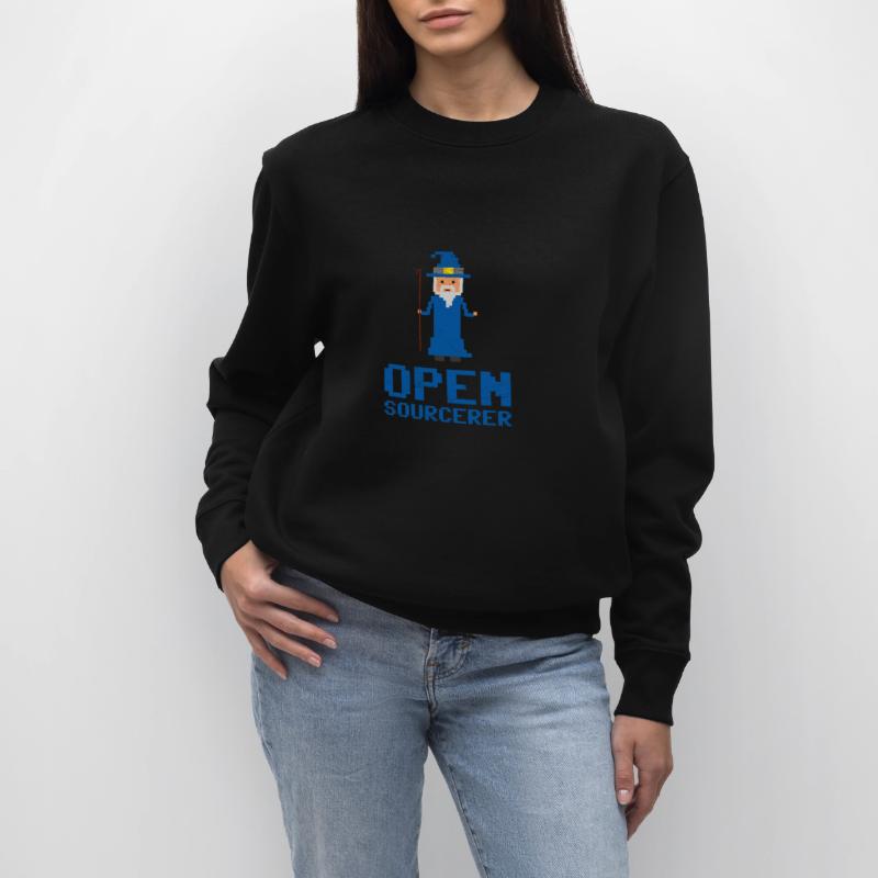Developer Open Sourcerer Funny Gift Idea Stanley/Stella CHANGER Unisex Organic Sweatshirt