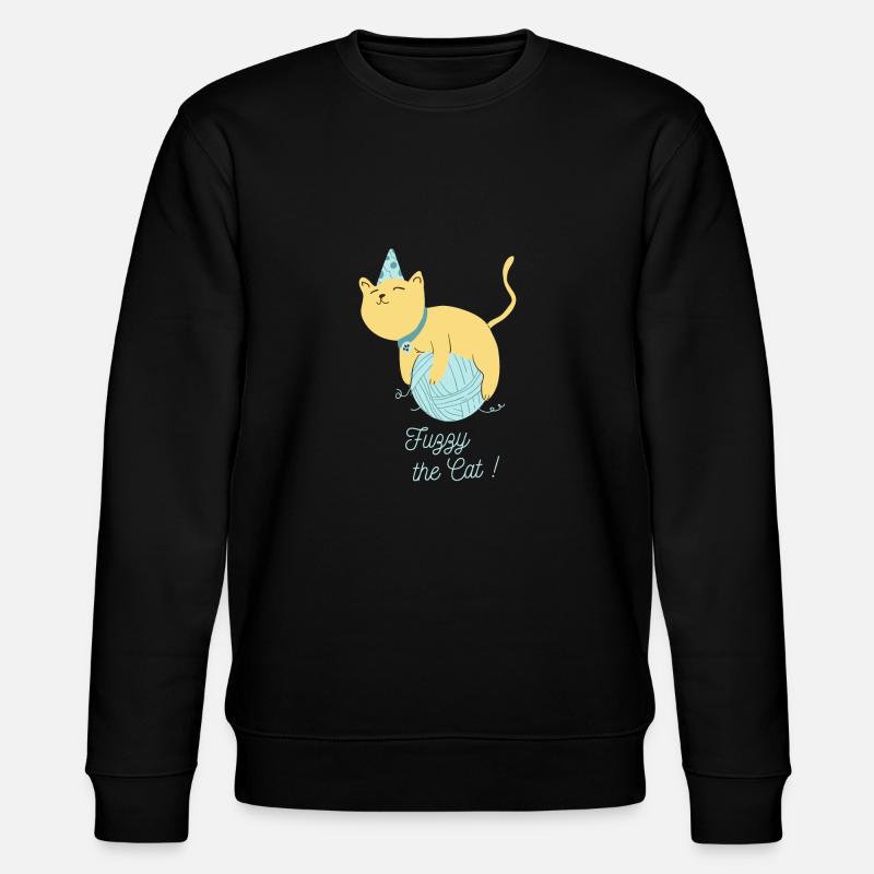 floue le chat mignon - Sweat bio CHANGER Stanley/Stella Unisexe - noir