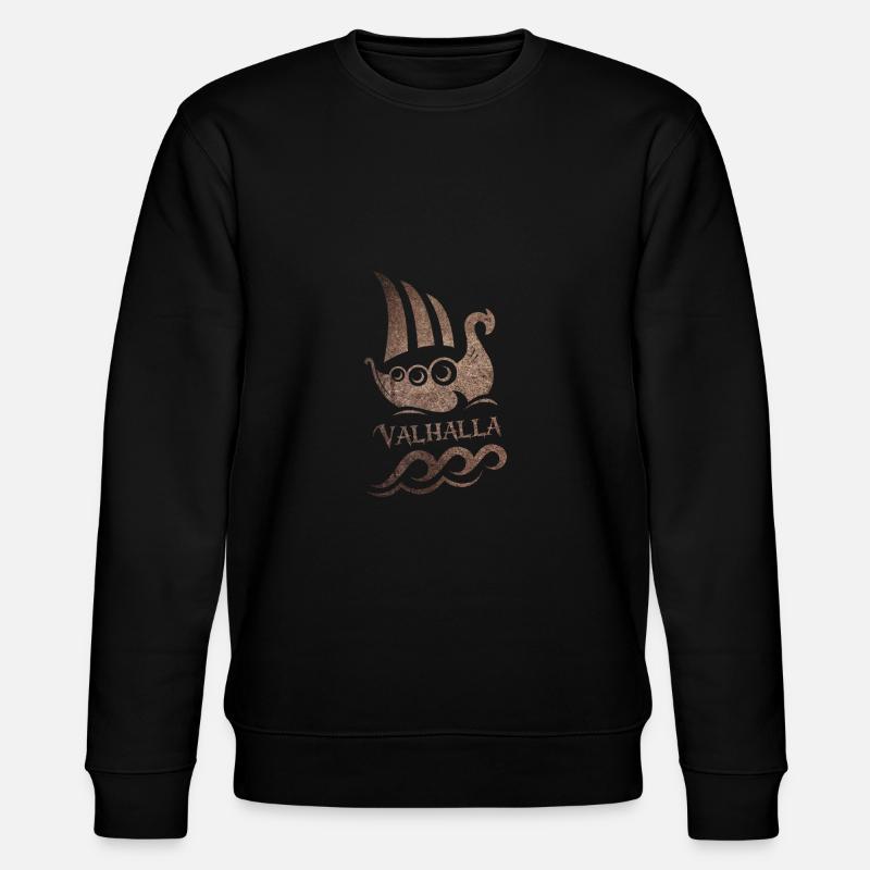 Valhalla - Stanley/Stella Unisex Bio-Sweatshirt CHANGER  - Schwarz