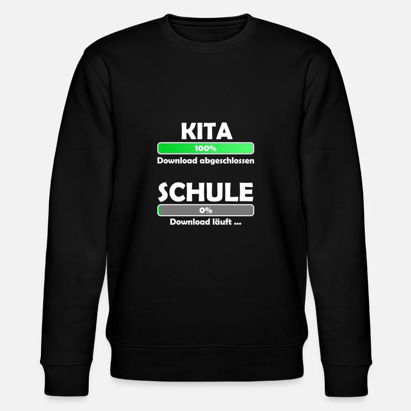 Schule loading - Schulbeginn - Einschulung - Stanley/Stella Unisex Bio-Sweatshirt CHANGER - Schwarz