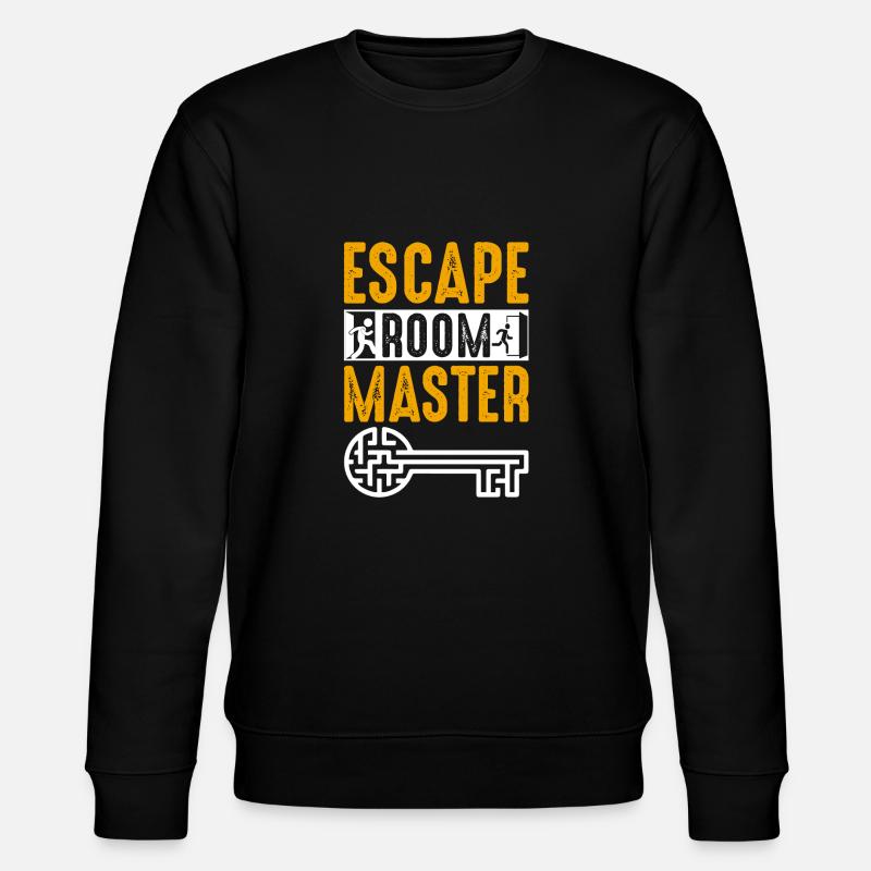 Escape Room Master - Stanley/Stella Unisex Bio-Sweatshirt CHANGER - Schwarz