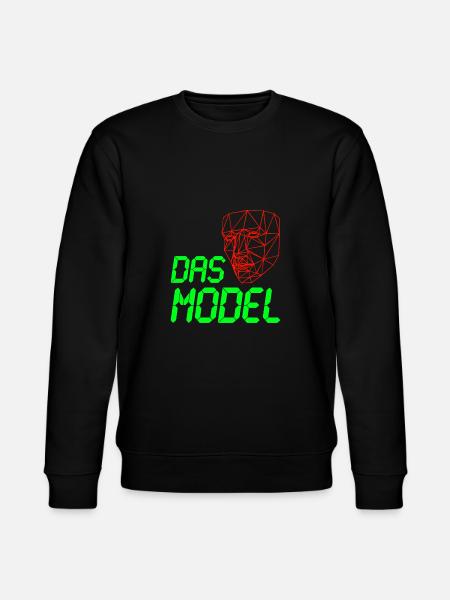 Das Model - LCD 3D Neon - Stanley/Stella Unisex Bio-Sweatshirt CHANGER - Schwarz
