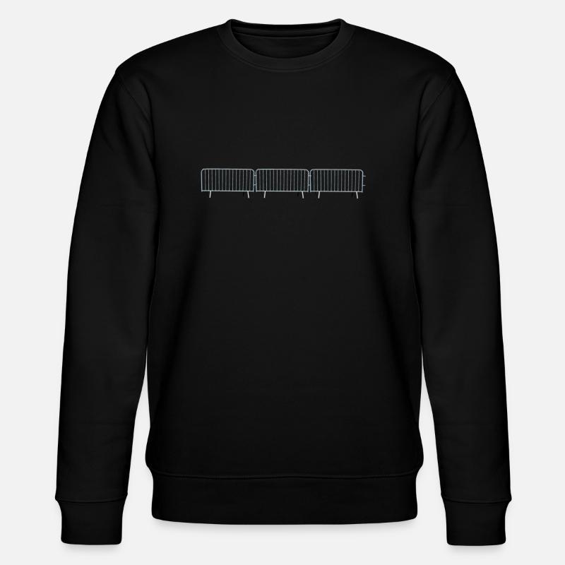 Absperrung - Stanley/Stella Unisex Bio-Sweatshirt CHANGER  - Schwarz