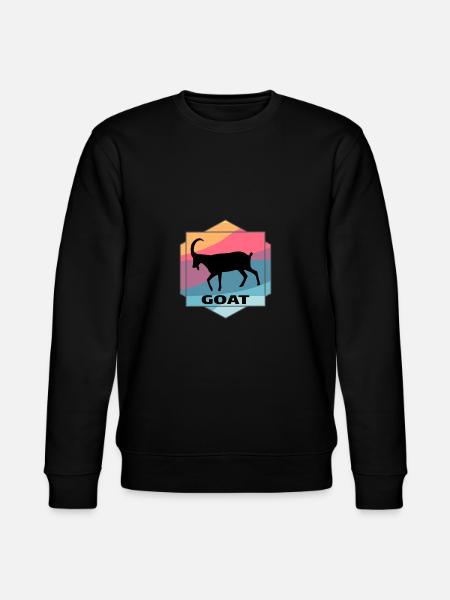Abstract design - goat - animal - Stanley/Stella CHANGER Unisex Organic Sweatshirt - black