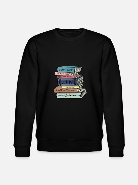 Books / Light, Dreams & Love - Stanley/Stella CHANGER Unisex Organic Sweatshirt - black