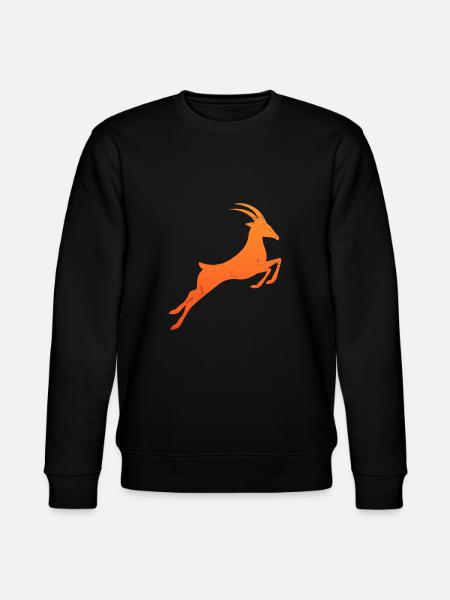 Symbol South Africa Springbok Tribal Tattoo Gift - Stanley/Stella CHANGER Unisex Organic Sweatshirt - black