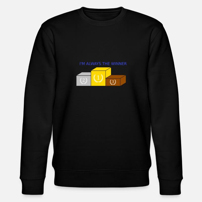 Gewinner - Stanley/Stella Unisex Bio-Sweatshirt CHANGER  - Schwarz