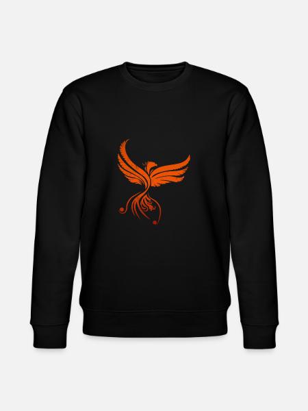 Egypt symbol phoenix gift idea - Stanley/Stella CHANGER Unisex Organic Sweatshirt - black