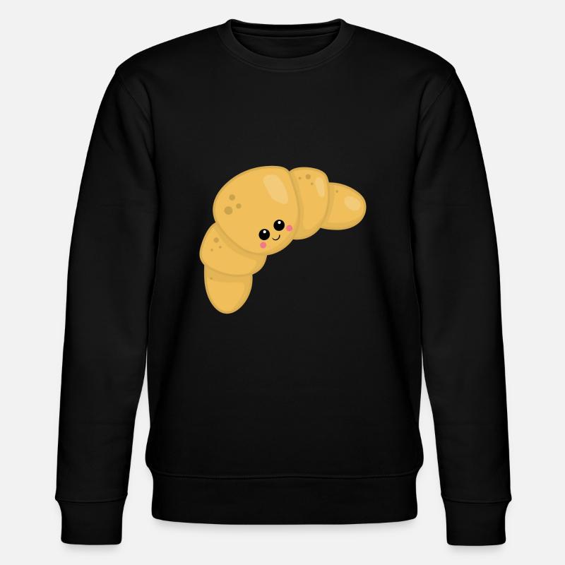 Croissant - Stanley/Stella Unisex Bio-Sweatshirt CHANGER  - Schwarz
