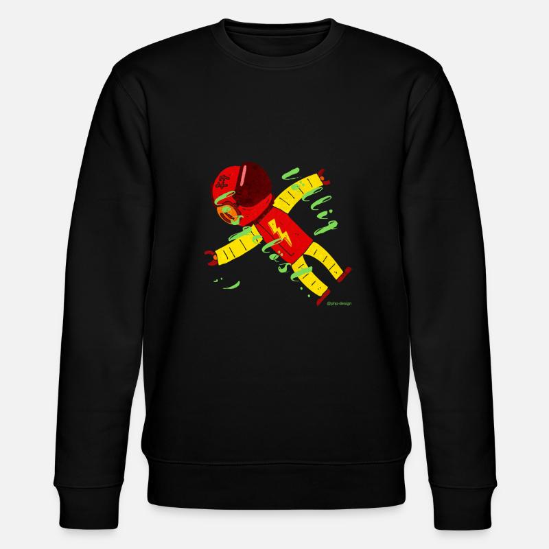 Voellig losgeloest - Stanley/Stella Unisex Bio-Sweatshirt CHANGER  - Schwarz