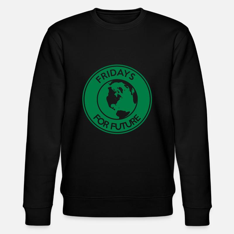 Fridays for Future - Support-Logo - Stanley/Stella Unisex Bio-Sweatshirt CHANGER - Schwarz