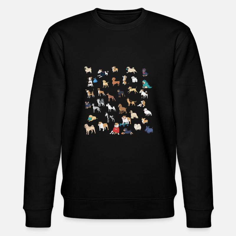 Chiens Chiens à gogo - Sweat bio CHANGER Stanley/Stella Unisexe - noir