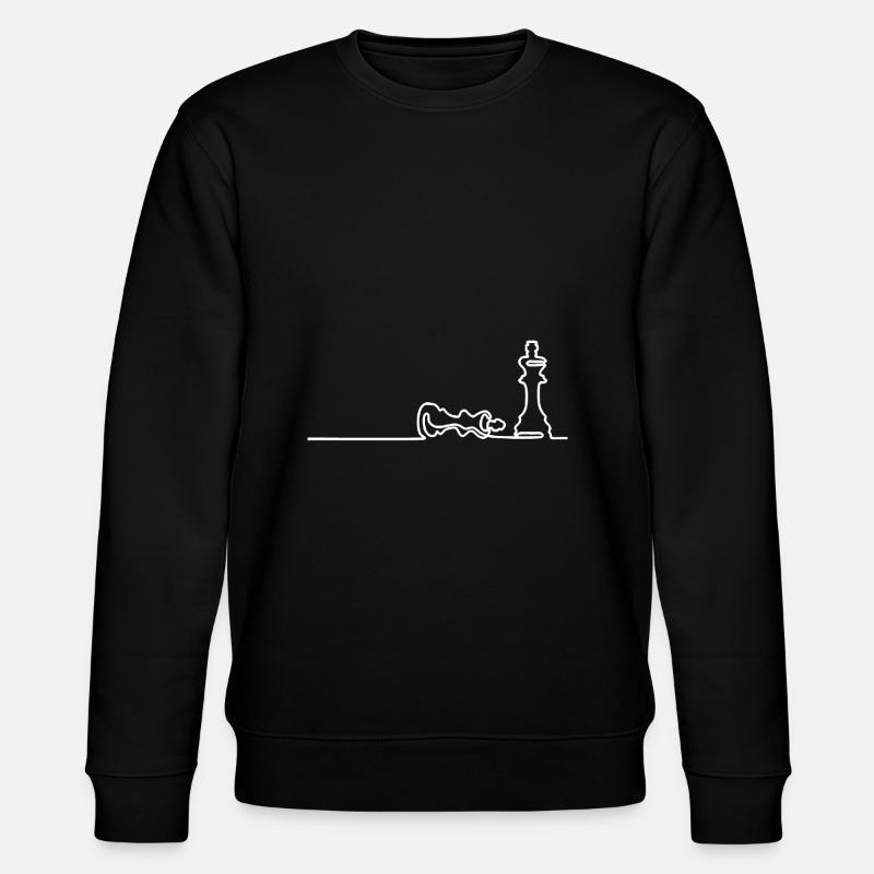 battement de coeur d'échecs - Sweat bio CHANGER Stanley/Stella Unisexe - noir