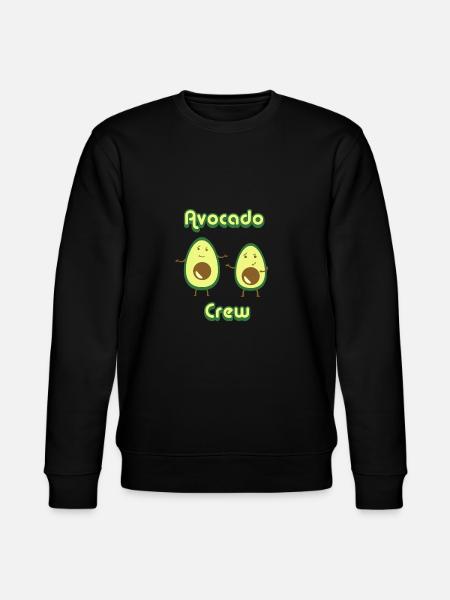 Avocado Crew - Stanley/Stella CHANGER Unisex Organic Sweatshirt - black