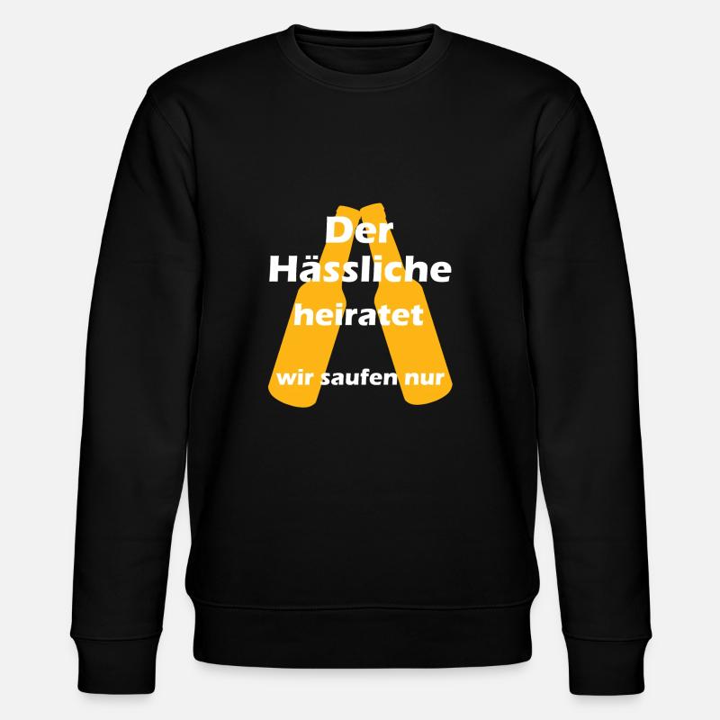 Junggesellenabschied Polterabend Spruch lustig - Stanley/Stella Unisex Bio-Sweatshirt CHANGER  - Schwarz