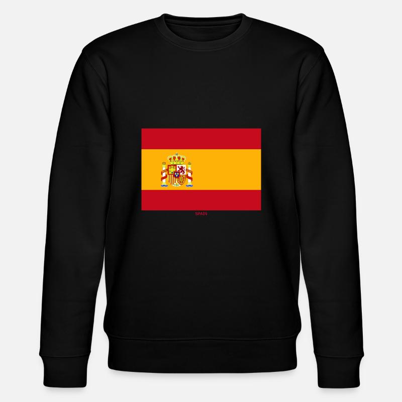SPANIEN FLAGGE - Stanley/Stella Unisex Bio-Sweatshirt CHANGER  - Schwarz