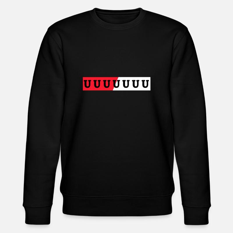 Support Utrecht ruling - Stanley/Stella CHANGER Unisex Organic Sweatshirt - black