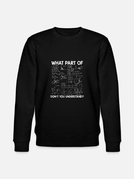 Math algebra | Mathematician math gifts - Stanley/Stella CHANGER Unisex Organic Sweatshirt - black