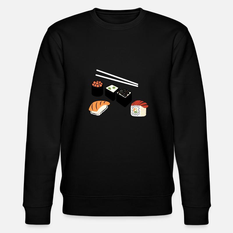 sushi maki - Stanley/Stella CHANGER Unisex Organic Sweatshirt - black