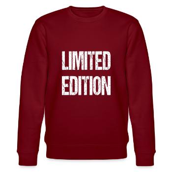 Limited Edition - Stanley/Stella CHANGER Unisex Organic Sweatshirt - burgundy - Front - Nik (191cm) & Marisol (170cm)
