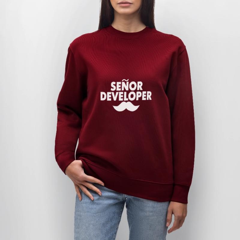 Senior Developer Coding Spruch Geschenk Stanley/Stella Unisex Bio-Sweatshirt CHANGER 