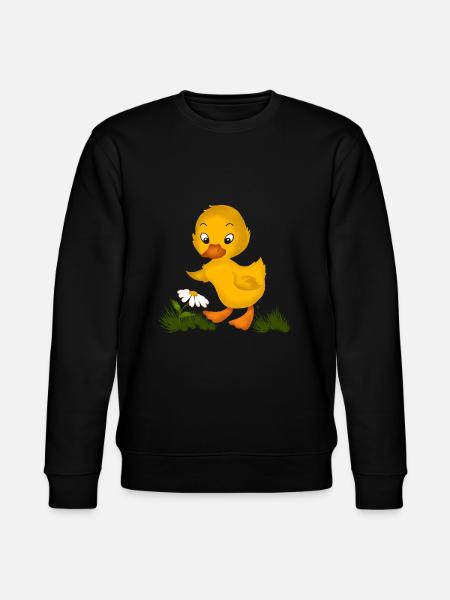 Baby Chick - Duck - Stanley/Stella CHANGER Unisex Organic Sweatshirt - black