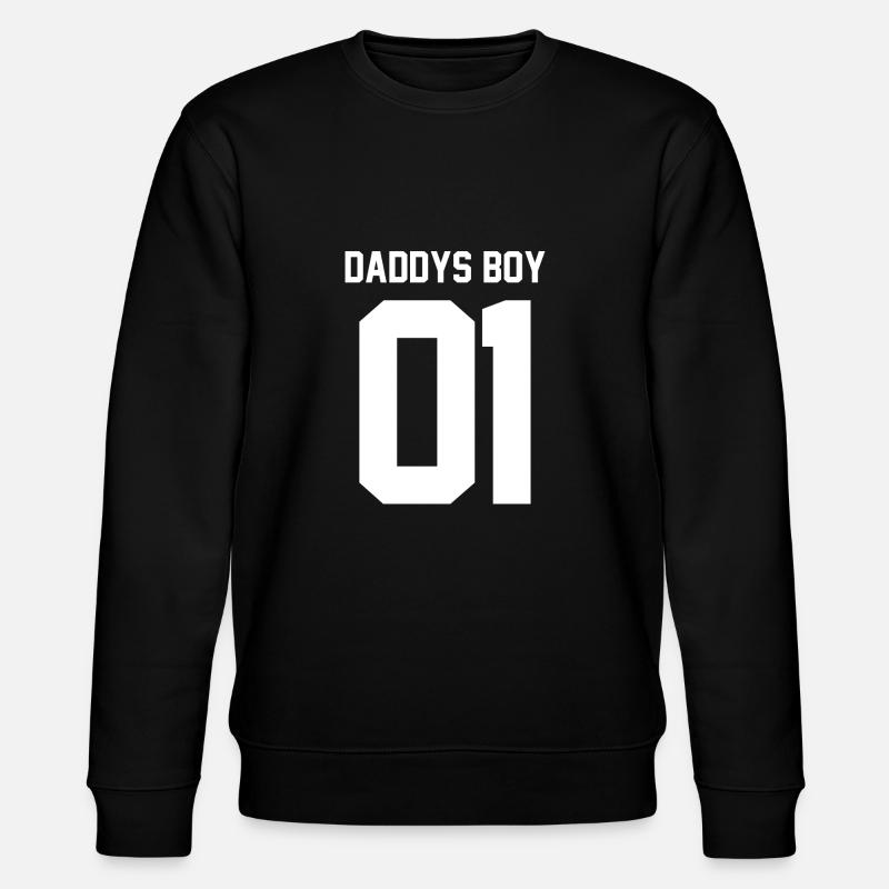 Daddys Boy 01 - Stanley/Stella Unisex Bio-Sweatshirt CHANGER  - Schwarz