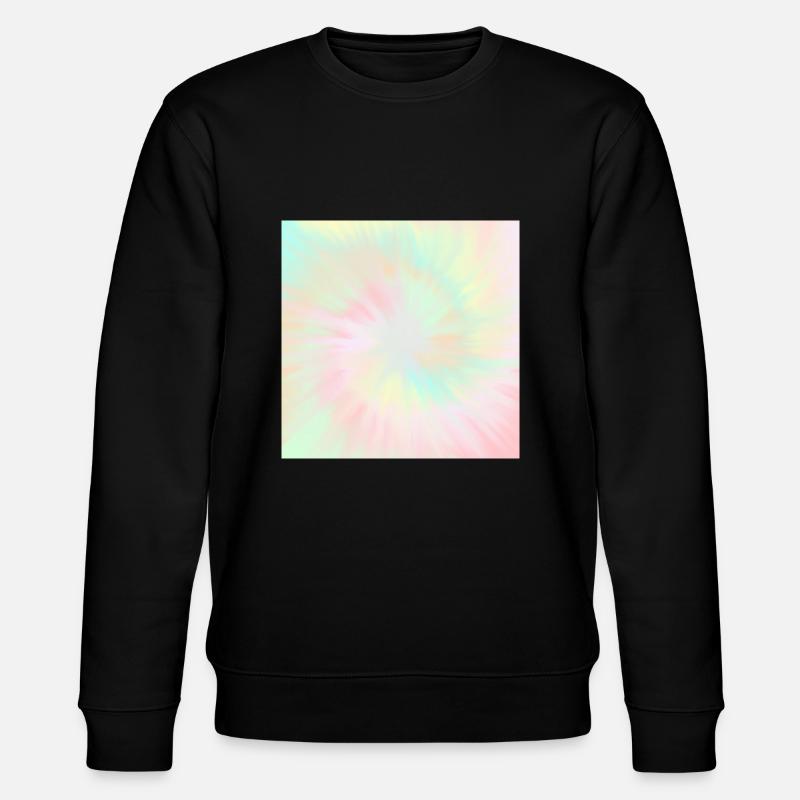 Tie Dye Pastell Tie Dye - Stanley/Stella Unisex Bio-Sweatshirt CHANGER  - Schwarz
