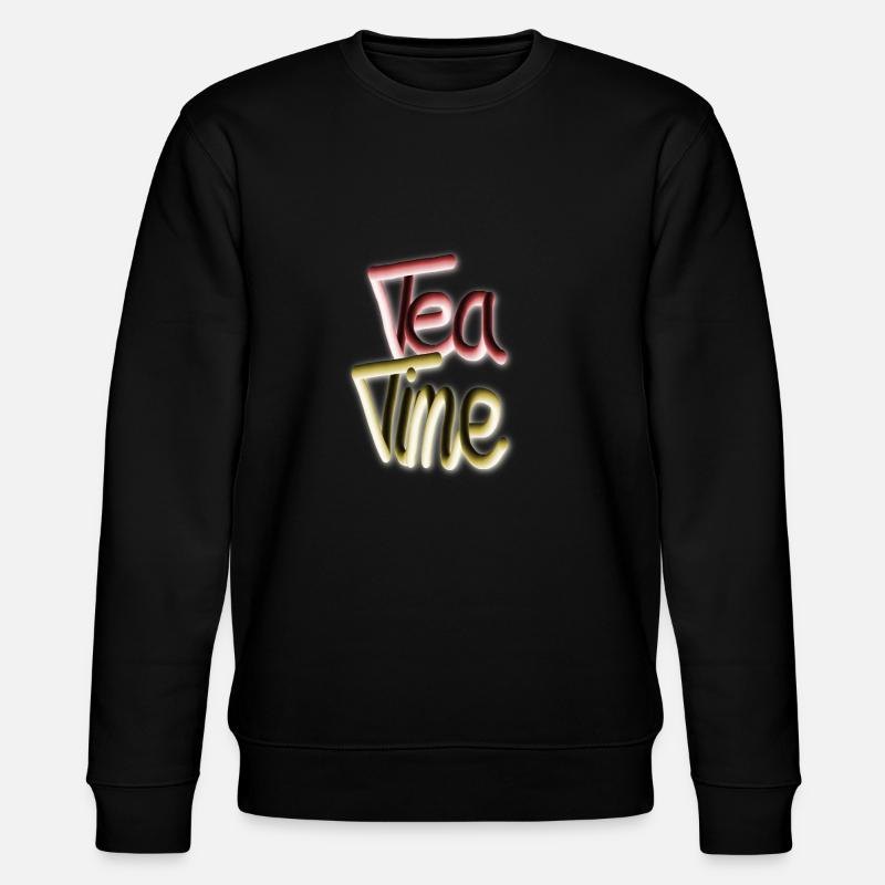 Tea drinker Tea lovers - Stanley/Stella CHANGER Unisex Organic Sweatshirt - black