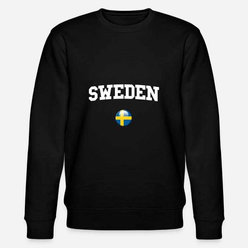 SCHWEDEN - Stanley/Stella Unisex Bio-Sweatshirt CHANGER  - Schwarz