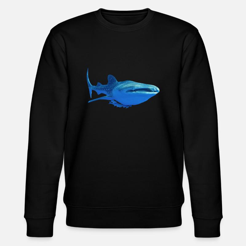 walhai4k - Stanley/Stella Unisex Bio-Sweatshirt CHANGER  - Schwarz