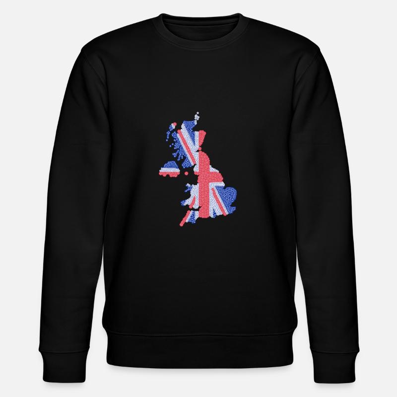 Drapeau britannique | drapeau britannique - Sweat bio CHANGER Stanley/Stella Unisexe - noir