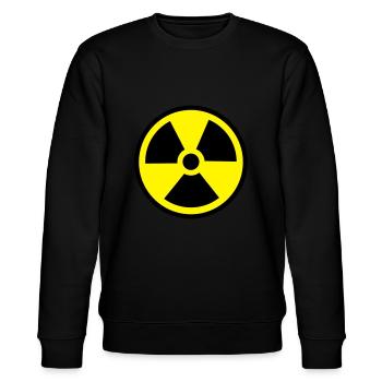 Symbole de radioactivité de radiologie - Sweat bio CHANGER Stanley/Stella Unisexe - noir - Devant - Nik (191cm) & Marisol (170cm)