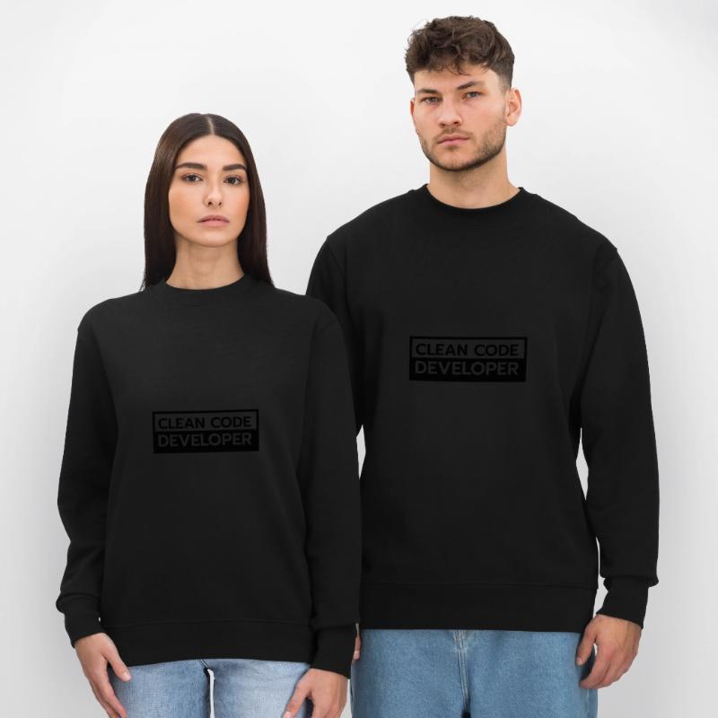 Clean Code Entwickler Coder Programmierer Geschenk Stanley/Stella Unisex Bio-Sweatshirt CHANGER 