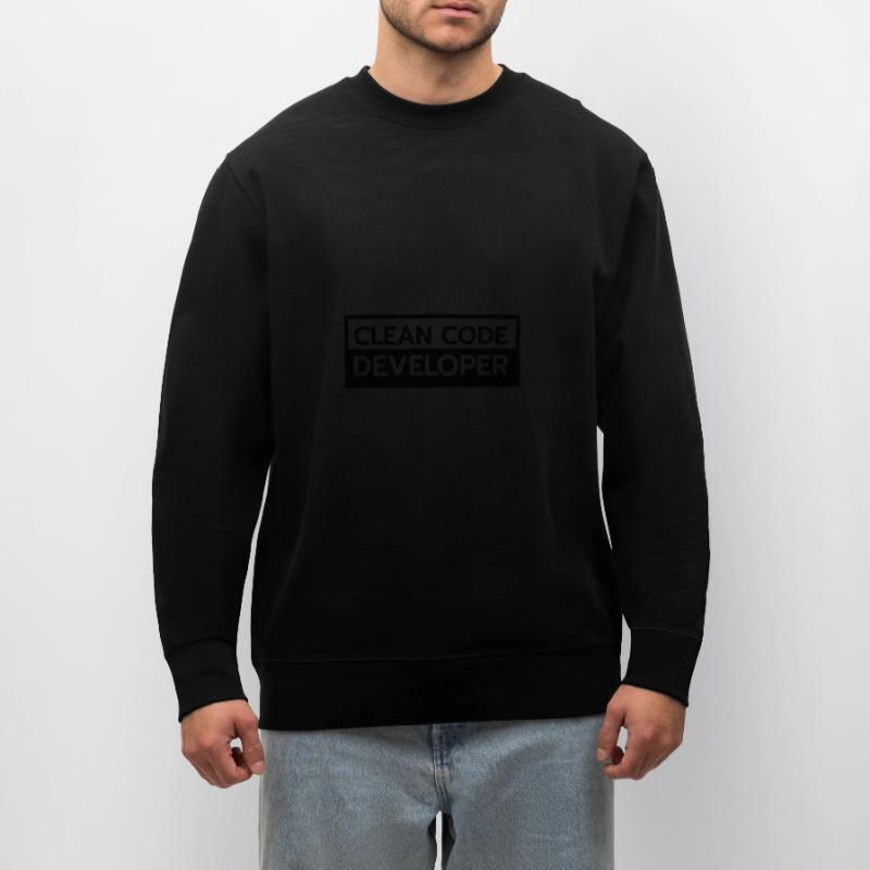 Clean Code Entwickler Coder Programmierer Geschenk Stanley/Stella Unisex Bio-Sweatshirt CHANGER 