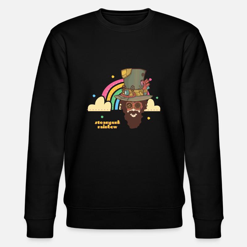 Arc-en-ciel Steampunk - Sweat bio CHANGER Stanley/Stella Unisexe - noir