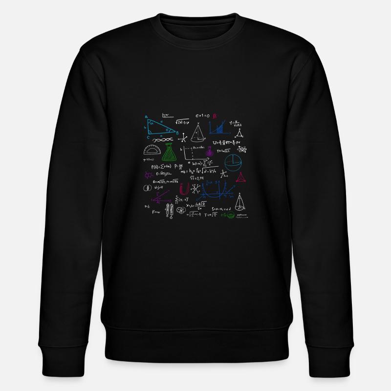Mathe Geschenk Schule - Stanley/Stella Unisex Bio-Sweatshirt CHANGER - Schwarz