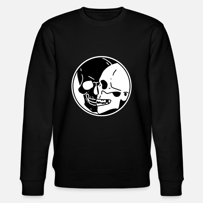 yinyangrund2 - Stanley/Stella CHANGER Unisex Organic Sweatshirt - black