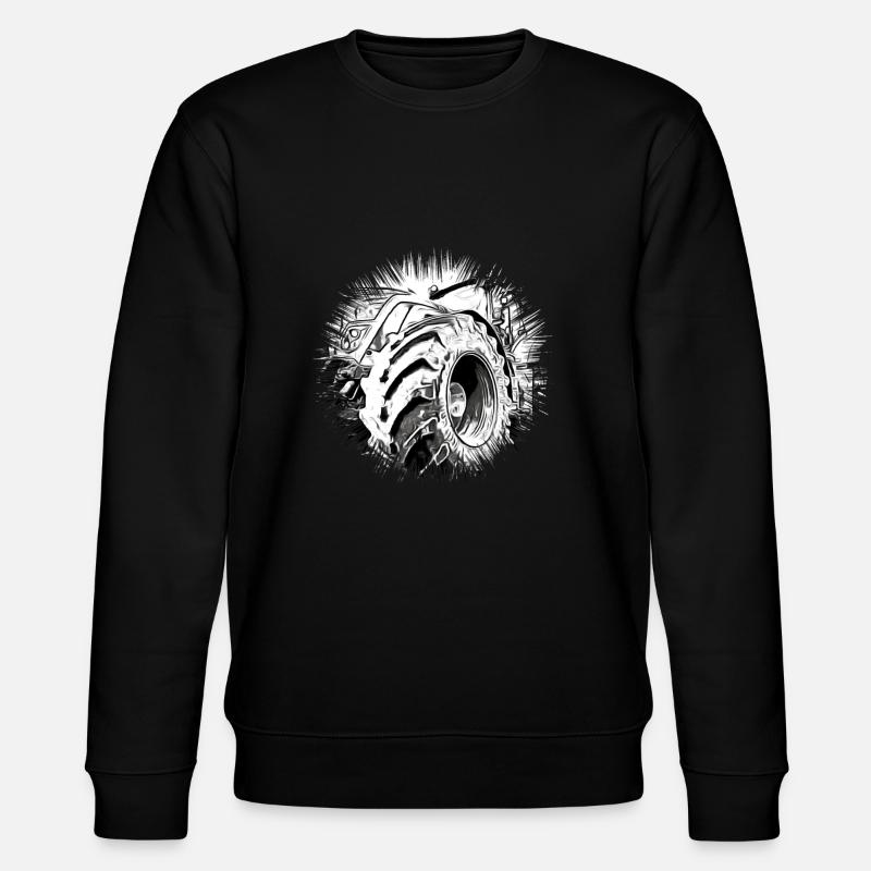 Traktor - Stanley/Stella Unisex Bio-Sweatshirt CHANGER  - Schwarz