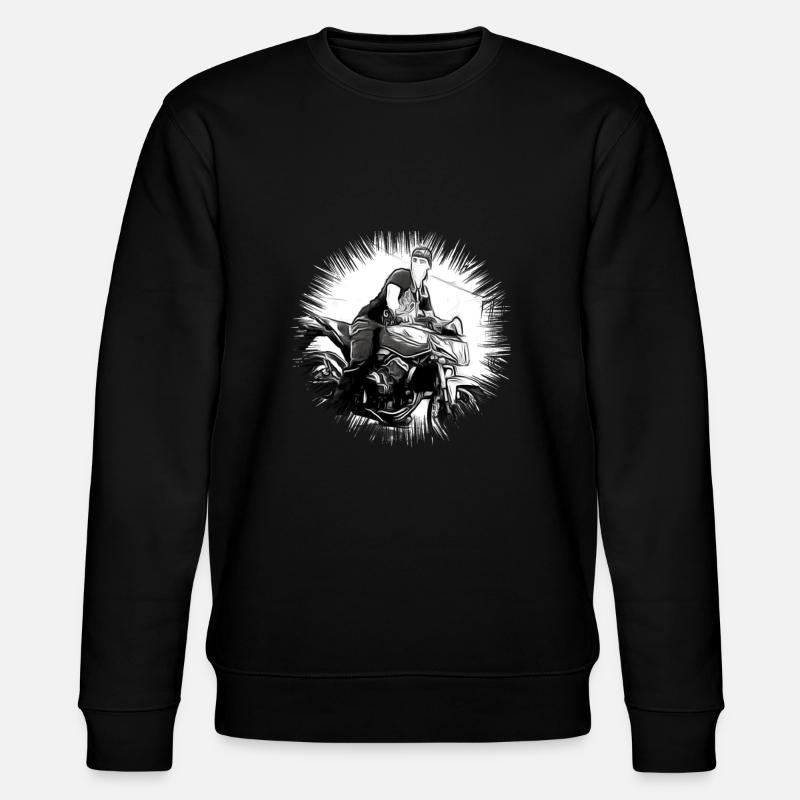 Motorrad - Stanley/Stella Unisex Bio-Sweatshirt CHANGER  - Schwarz