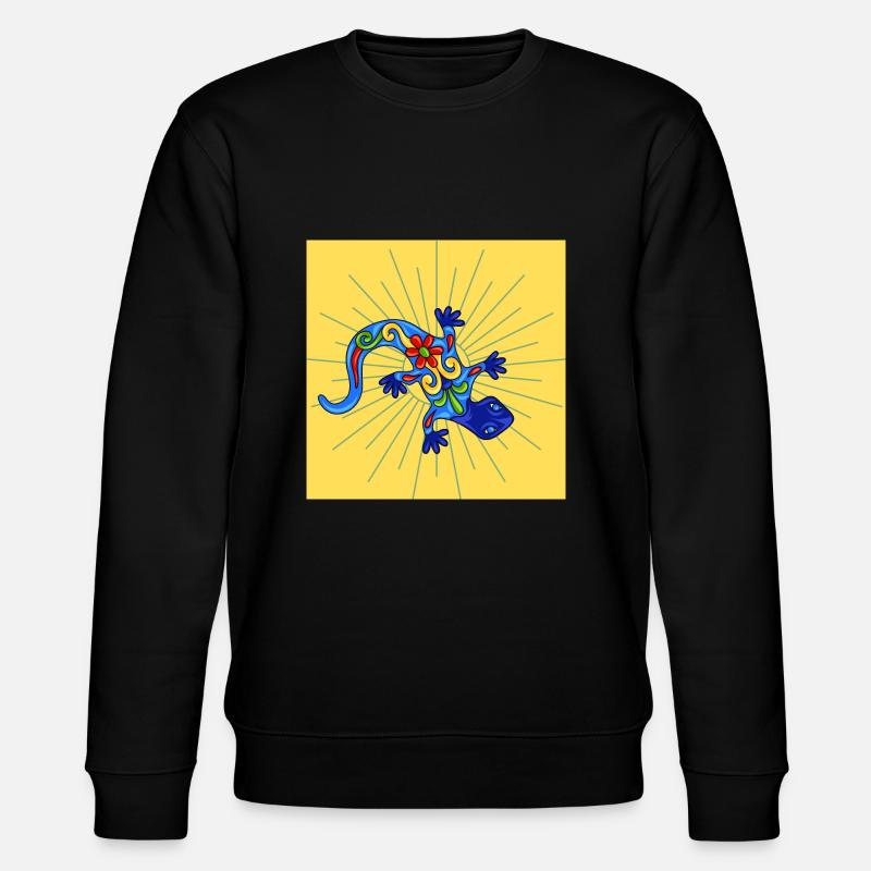 Lichter des Lizards - Stanley/Stella Unisex Bio-Sweatshirt CHANGER  - Schwarz