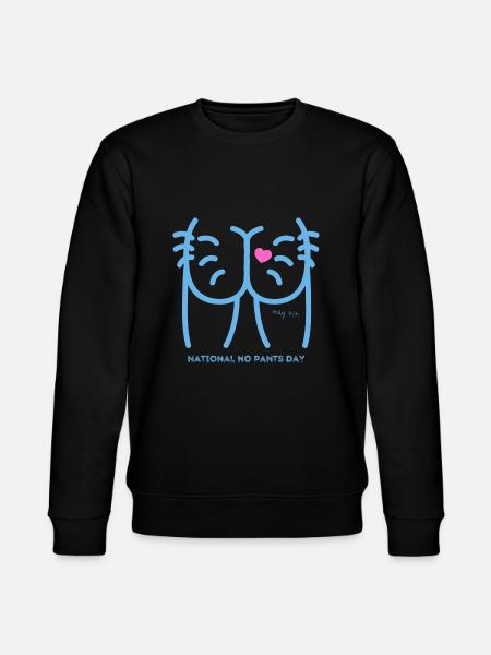 Journée nationale sans pantalon Joues de fesses - Sweat bio CHANGER Stanley/Stella Unisexe - noir