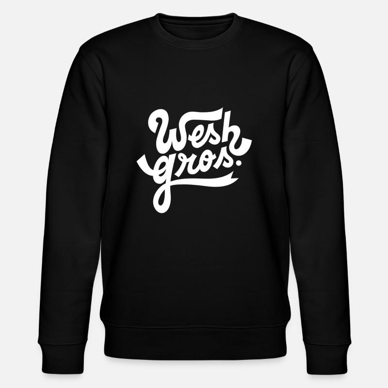 Wesh groß - Stanley/Stella Unisex Bio-Sweatshirt CHANGER  - Schwarz