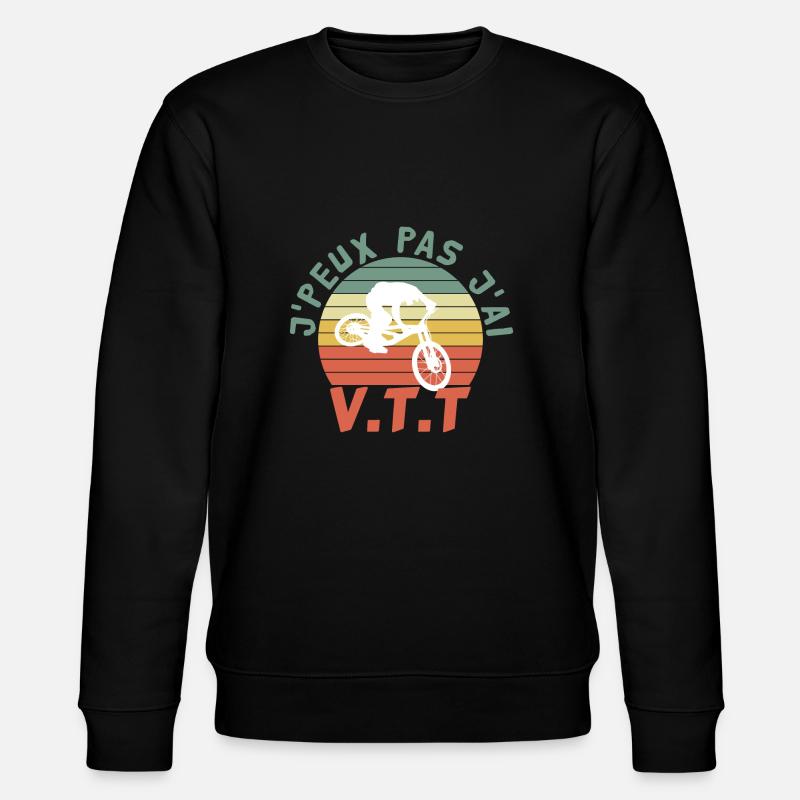 j'peux pas j'ai vtt - Sweat bio CHANGER Stanley/Stella Unisexe - noir