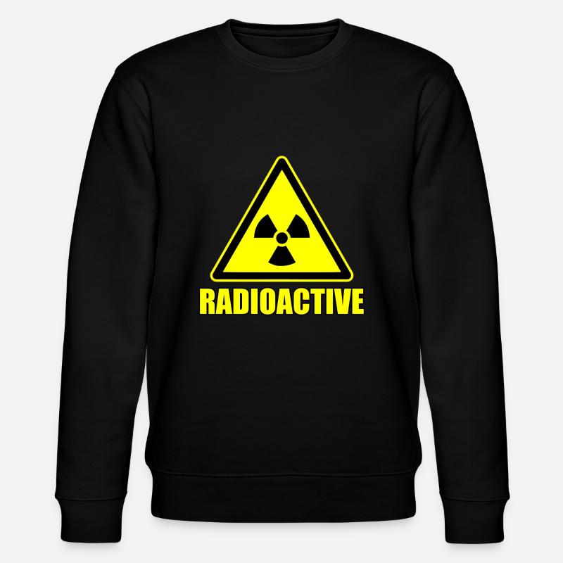 Radioaktives Zeichen - Stanley/Stella Unisex Bio-Sweatshirt CHANGER  - Schwarz