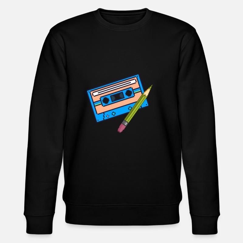 Old school - Stanley/Stella Unisex Bio-Sweatshirt CHANGER  - Schwarz