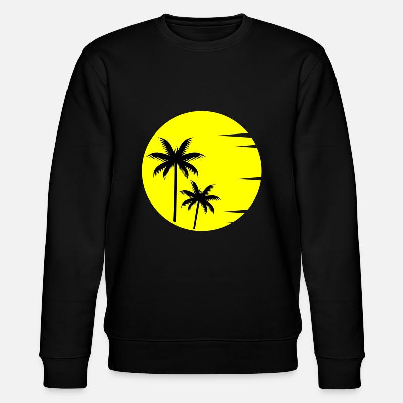 Coucher de soleil - Sweat bio CHANGER Stanley/Stella Unisexe - noir