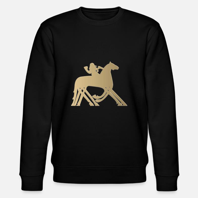 Odin & Sleipnir - Stanley/Stella Unisex Bio-Sweatshirt CHANGER  - Schwarz